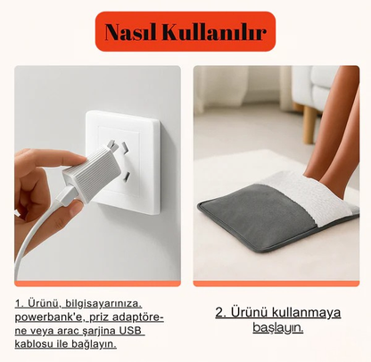 Cozy Ayak  Usb İle Çalışan Ayak Isıtıcısı